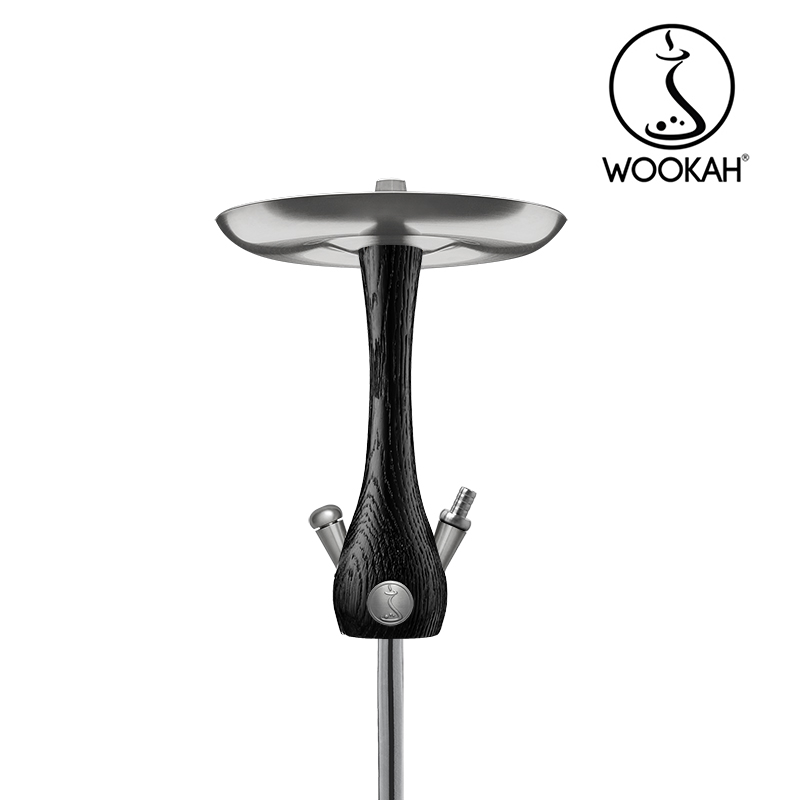 Wookah Mini Nox / Nox Wooden Mouthpiece / Black Leather Hose Setの画像
