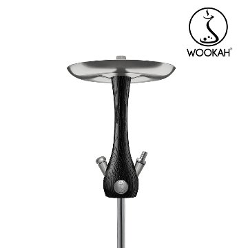 Wookah Mini Nox / Nox Wooden Mouthpiece / Black Leather Hose Setの画像