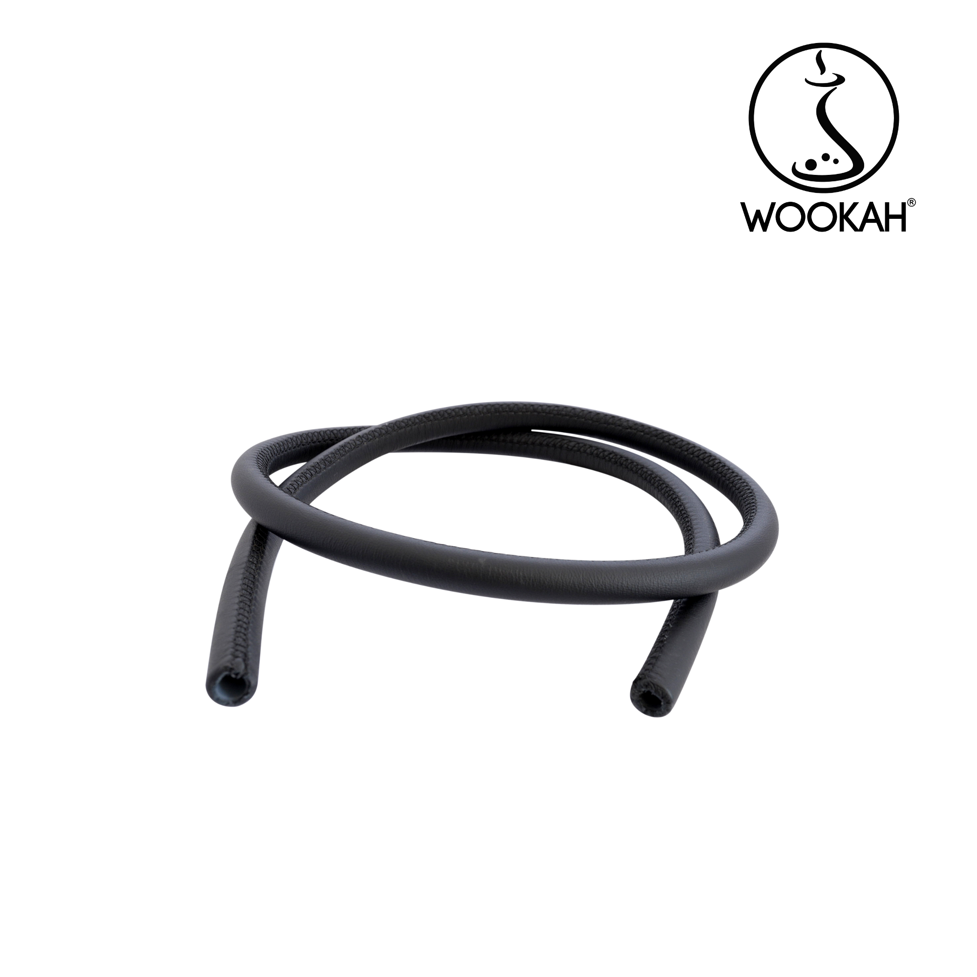 Wookah Mini Toupe / Toupe Wooden Mouthpiece / Black Leather Hose Setの画像