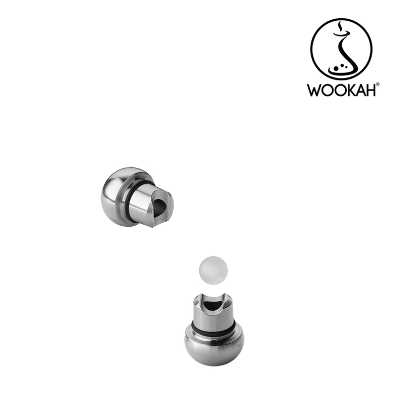 Wookah Mini Toupe / Toupe Wooden Mouthpiece / Black Leather Hose Setの画像