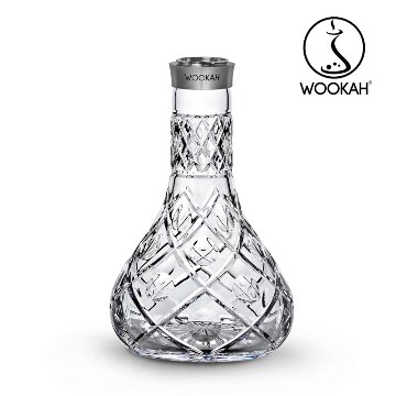 Wookah WHITE NOX Body / OLIVE Bottle / WHITE NOX Wooden Mouthpiece / BLACK Leather Hose Setの画像
