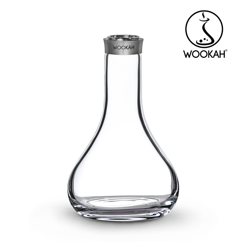 Wookah GROM Body /  SMOOTH Bottle / GROM Wooden Mouthpiece / BLACK Leather Hose Setの画像