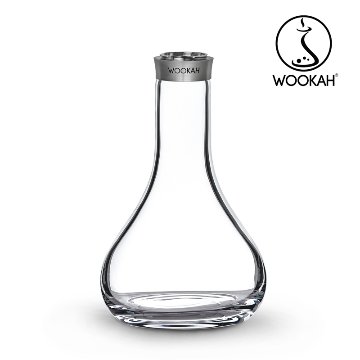 Wookah GROM Body /  SMOOTH Bottle / GROM Wooden Mouthpiece / BLACK Leather Hose Setの画像