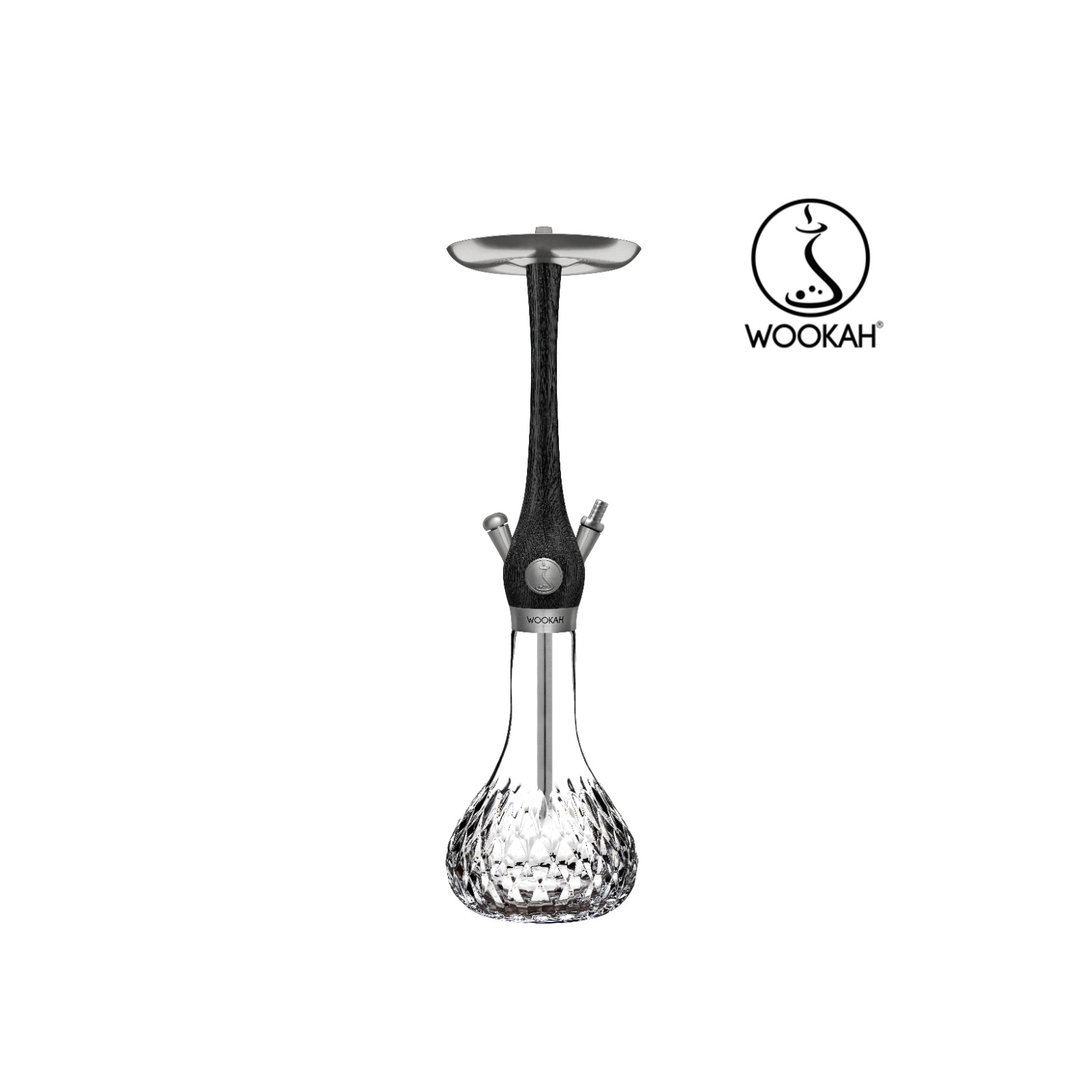 Wookah NOX Body / PINON Bottle / NOX Wooden Mouthpiece / BLACK