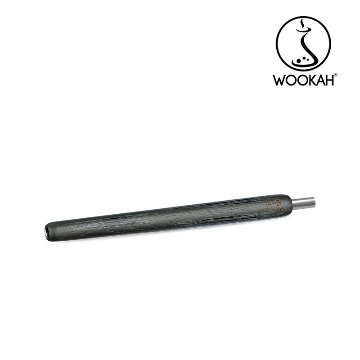 Wookah TENEBRIS Body / GOSSAMER Bottle / TENEBRIS Wooden Mouthpiece / BLACK Leather Hose Setの画像