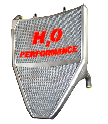 H2O レーシングラジエター　CBR600RRの画像