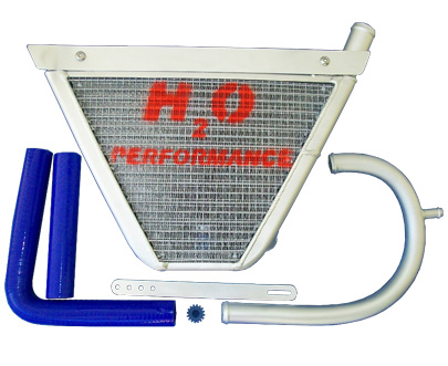 H2O レーシングサブラジエターキット　09-ZX6Rの画像