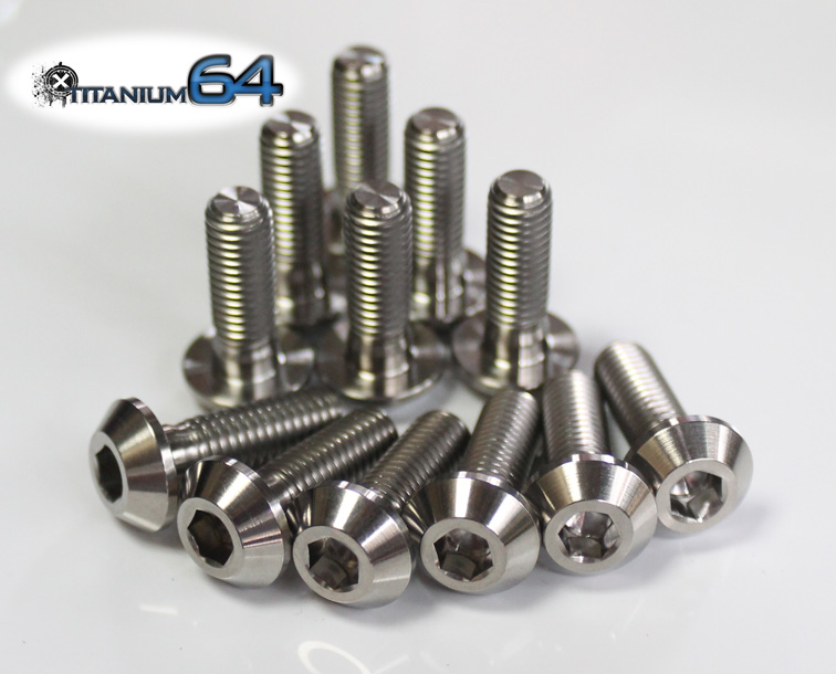 Titanium64 フロントローターボルト　YAMAHA 12本の画像