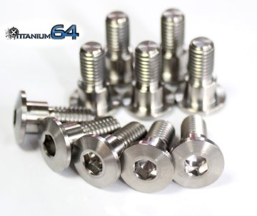 Titanium64 フロントローターボルト　SUZUKI 10本の画像