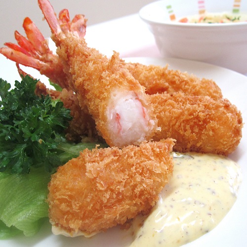 プリップリえびフライが入ったお弁当3000円セットの画像