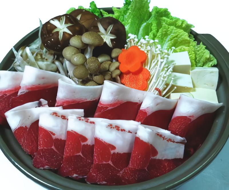 ぼたん鍋セット（野菜付）　2～3人前の画像