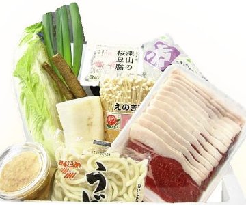 ぼたん鍋セット（野菜付）　2～3人前の画像