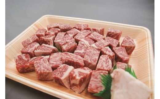 【宮本食肉店】島根和牛　ひとくちサイズ サイコロステーキ400g（200ｇ×2P）の画像