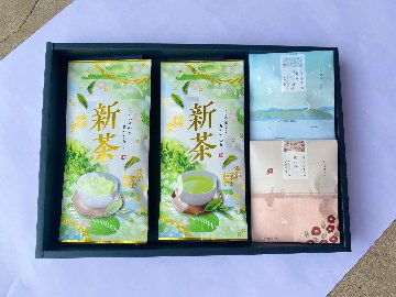 【錦峰園製茶場】松江の新茶と和紅茶　クロモジみどり番茶詰合せの画像