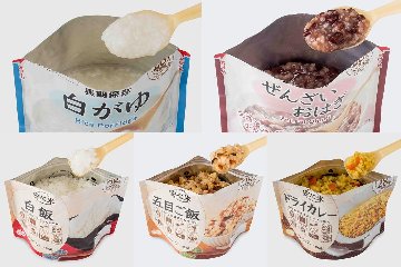 【防災備蓄食】備えて安心 お米の１２食セット/アルファ―食品の画像