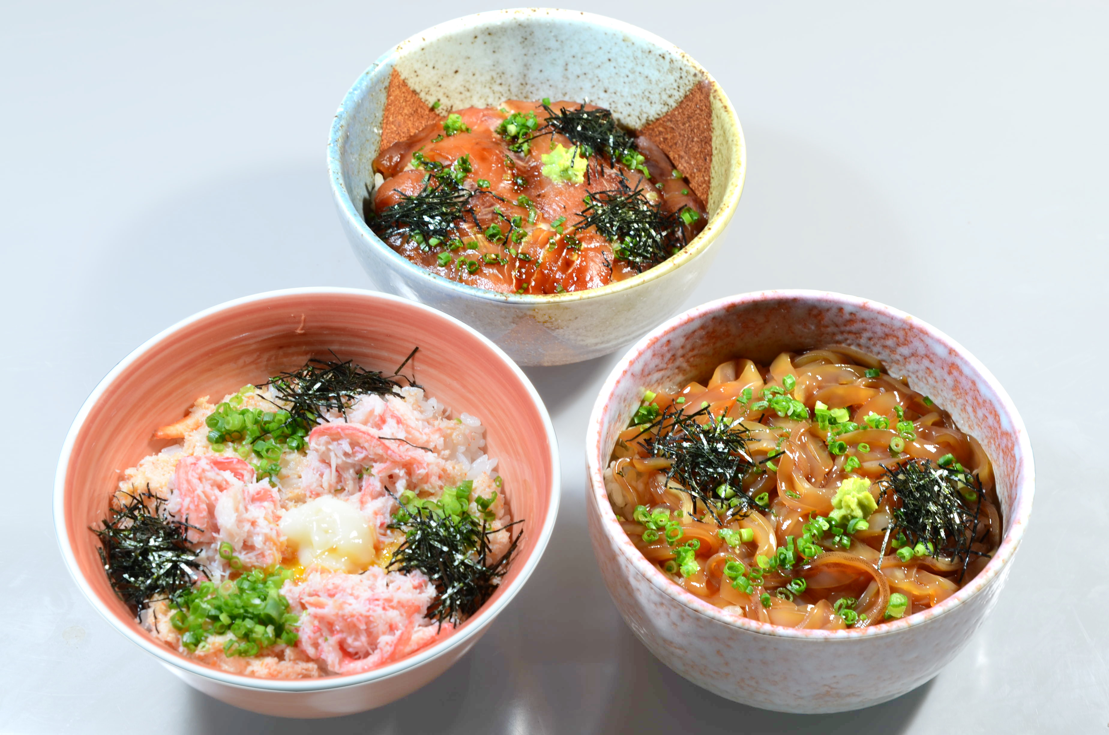 境港 海鮮丼 3種セットの画像