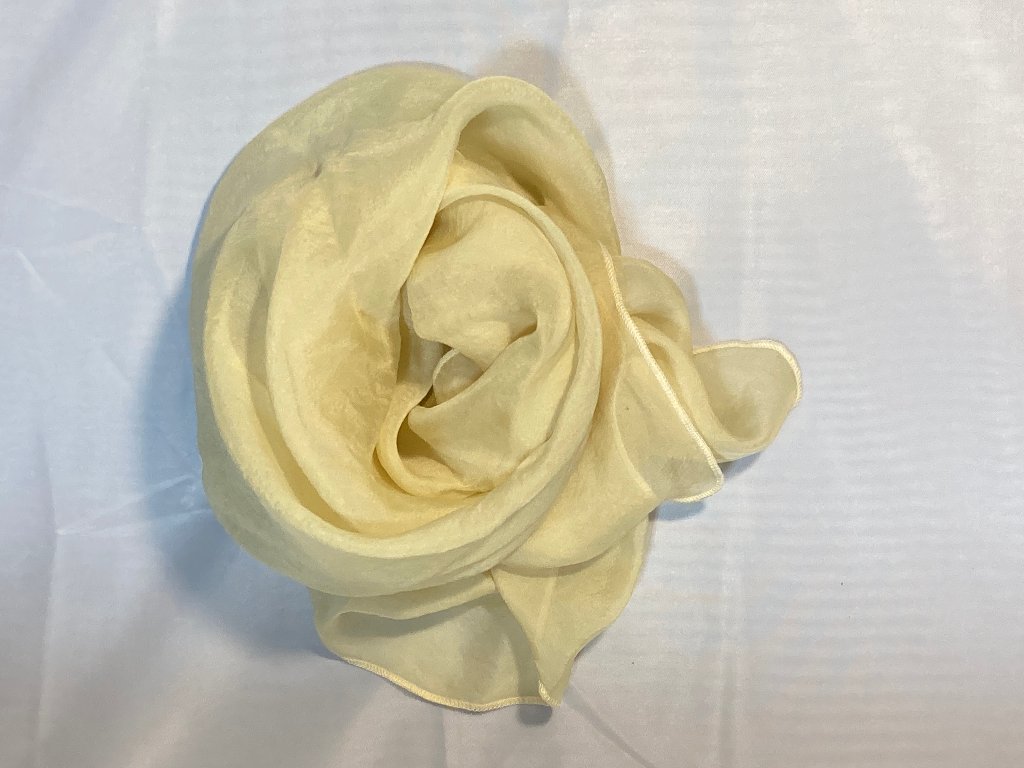 蓬染め・シルクスカーフ　65cmX65cmの画像