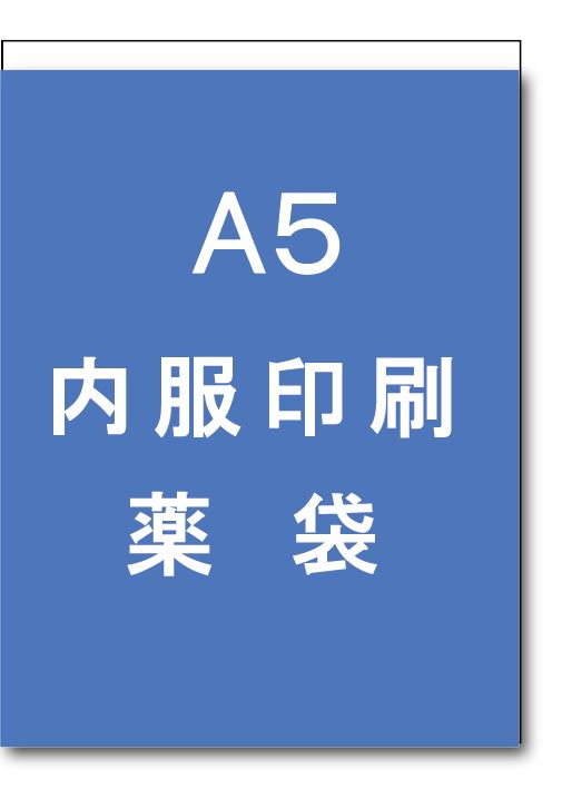 内服印刷A5の画像