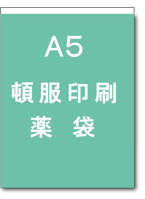 頓服印刷A5の画像