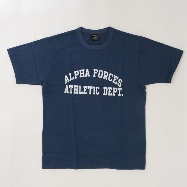 ALPHA アルファ A.F.ATH DEPT スラブプリントTシャツ TC1535画像