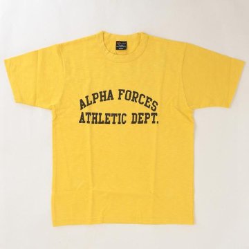ALPHA アルファ A.F.ATH DEPT スラブプリントTシャツ TC1535画像