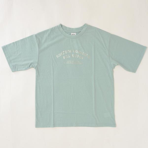 サムシング something 箔プリントロゴ半袖Tシャツ ST611の画像