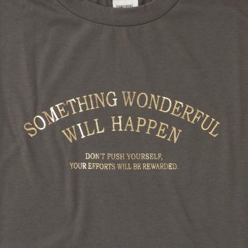 サムシング something 箔プリントロゴ半袖Tシャツ ST611の画像