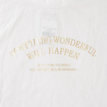 サムシング something 箔プリントロゴ半袖Tシャツ ST611の画像