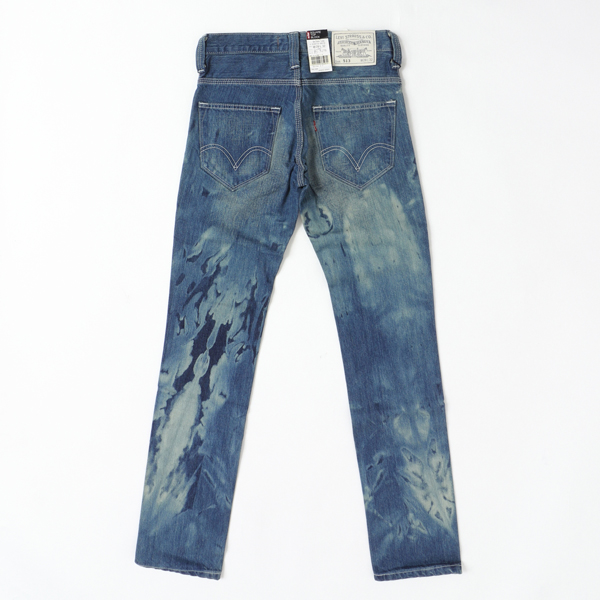 LEVI'S Square Top Block　スキニー　　eu513-0010　10）エクストリームブルーマーブルド　の画像