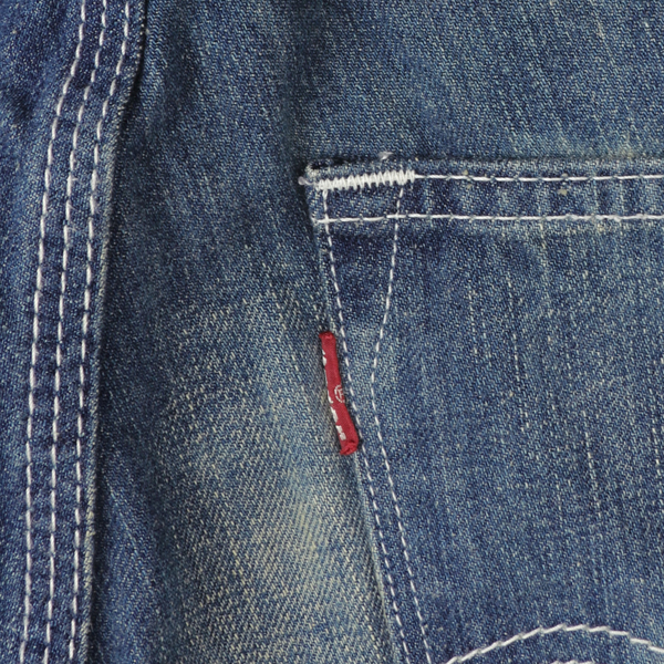 LEVI'S Square Top Block　スキニー　　eu513-0010　10）エクストリームブルーマーブルド　の画像