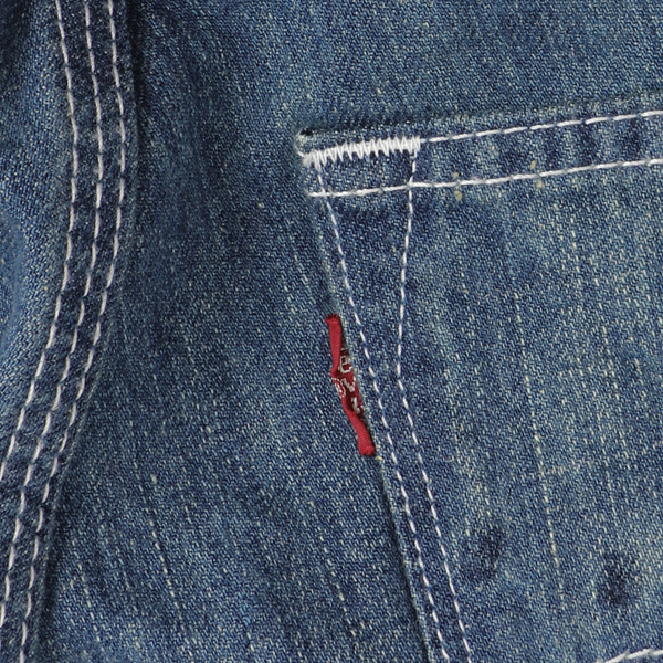 LEVI'S Square Top Block　スキニー　　eu513-0010　10）エクストリームブルーマーブルド　の画像