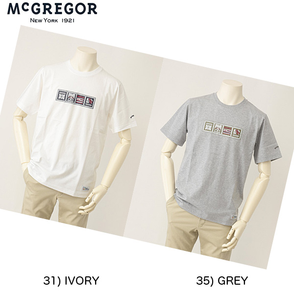 マッグレガー カット半袖クルーネックTシャツ メンズ半袖Ｔシャツ 111722503の画像