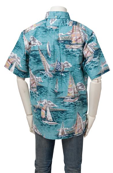 reynspooner 　レインスプーナー　Design Hawaii & Made IN korea 0125-4685 FOLLOWING SEA　半袖のシャッ画像