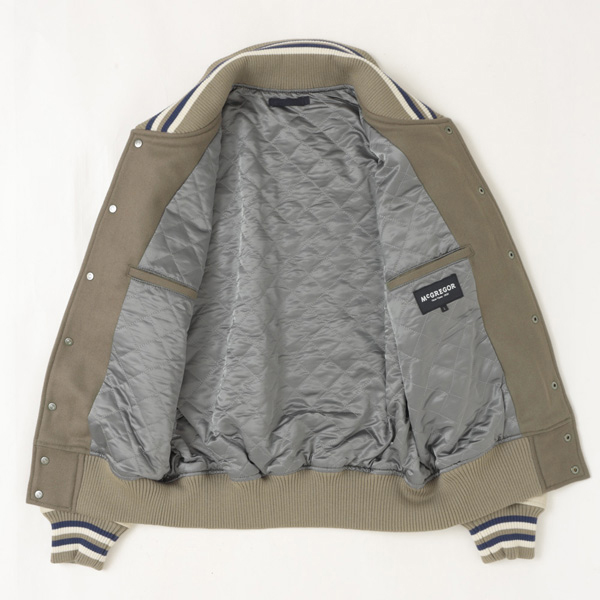 新着10％OFF　McGREGOR　エンブレム アワードジャケット　111132602　エンブレムスタジアムジャケットの画像