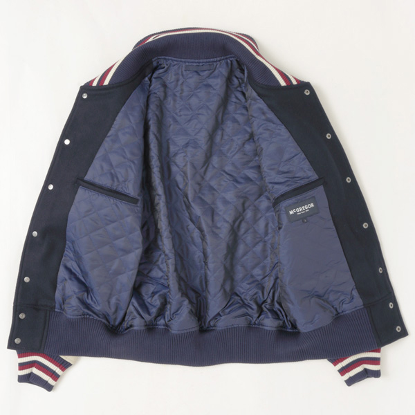 新着10％OFF　McGREGOR　エンブレム アワードジャケット　111132602　エンブレムスタジアムジャケットの画像