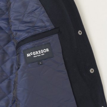 新着10％OFF　McGREGOR　エンブレム アワードジャケット　111132602　エンブレムスタジアムジャケットの画像