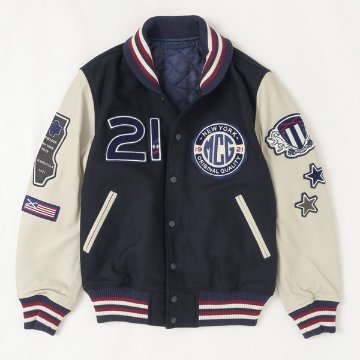新着10％OFF　McGREGOR　エンブレム アワードジャケット　111132602　エンブレムスタジアムジャケットの画像