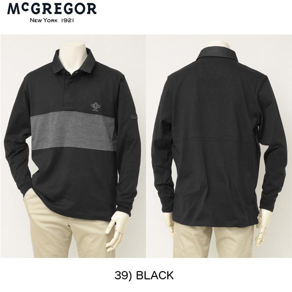 新着10％OFF！McGREGOR　111612601 メンズ長袖マクレガーラガーシャツ画像