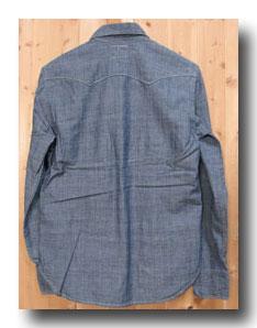 LEVI'S(リーバイス）メンズ  60662-00 ウエスターンシャツ 02)リンス シャンブレー の画像