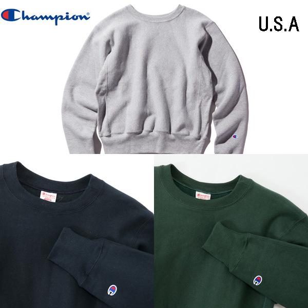 チャンピオン（champion) 　C5-U001 米国製　MADE IN USA リバースウィーブ  クルースウェット　トレーナー　ヘヴィーオンス15.5　正規代理店商品の画像