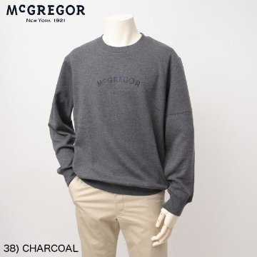 McGREGOR マクレガー111712801 裏ボア起毛 クルーネック トレーナー　スウェットシャツ画像