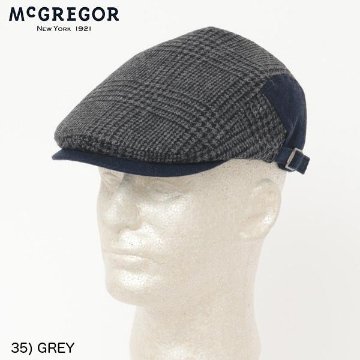 McGRGOR マッグレガー 111502603 ハンチング トラディショナル チェック柄  ベーシック 2カラー画像