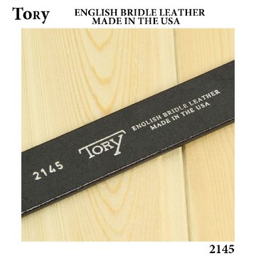 TORY Leather トリーレザー 2145 2146 ベルト ブライドルレザー Plain Belt Square Type Buckle or Nickel Made In U.S.A画像