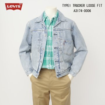 Levi's リーバイス TYPE I トラッカージャケット ライトインディゴ WORN IN a3174-0006画像