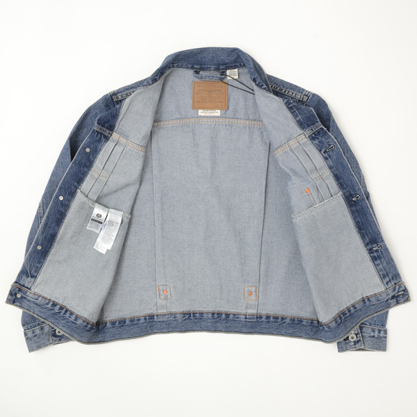 Levi's リーバイス TYPE I トラッカージャケット ダークインディゴ STONE WASH a3174-0004の画像