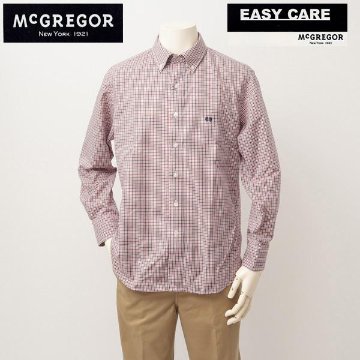 McGREGOR マクレガー EASY CARE　ボタンダウンチェックシャツ 111173101画像