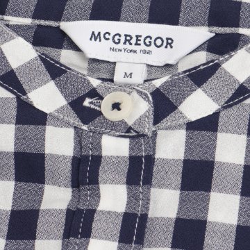 McGREGOR　マクレガー　レディース 311173108 UV GUARD アムンセン スタンドカラーチェックシャツ画像