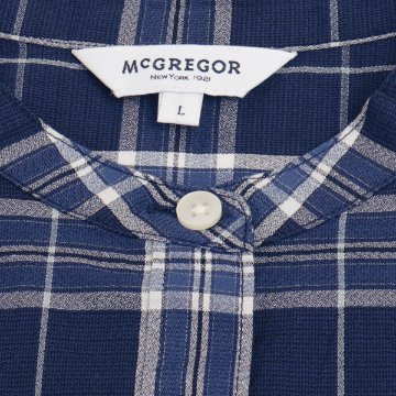 McGREGOR　マクレガー　レディース 311173108 UV GUARD アムンセン スタンドカラーチェックシャツ画像