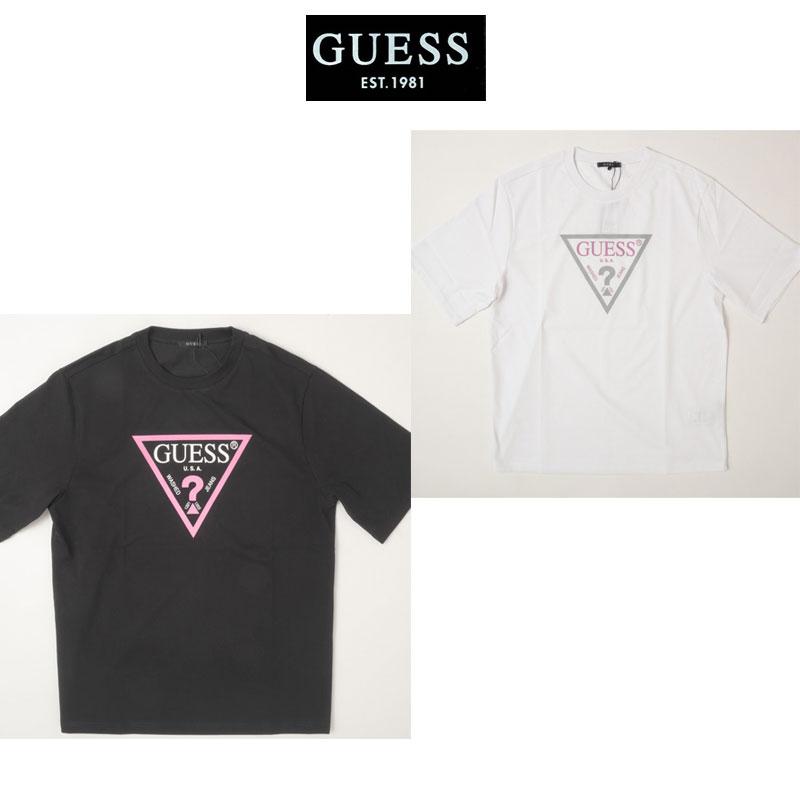guess ゲス トライアングル ロゴ Tシャツの画像