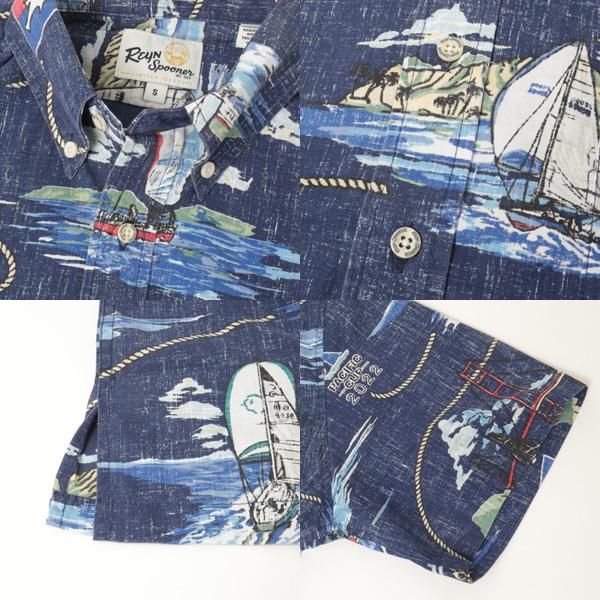 reynspooner レインスプーナー　0126-5459 PAC CUPCLASSIC BTN DOWN  0005)NAVY  Spooner Cloth Pull overの画像